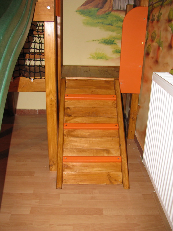 Custom play furniture, playroom equipment, childrens bedroom and ... Lépcső rámpa